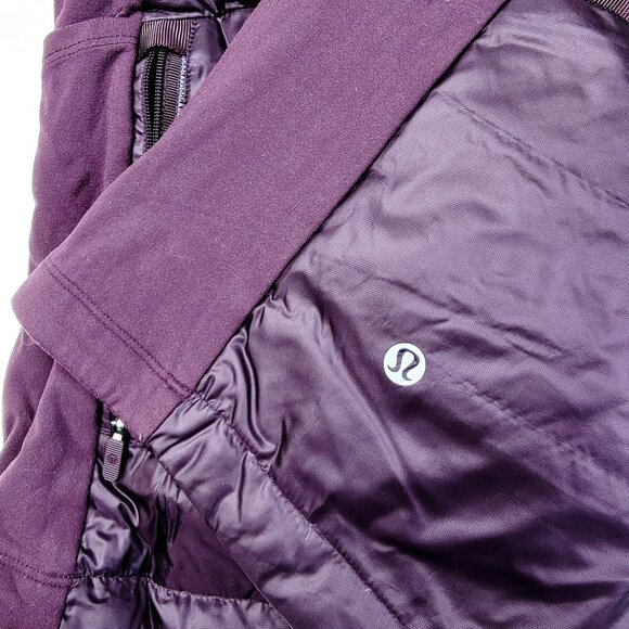 Lululemon Women's Plum Purple Down For A Run II Slim Full-Zip Puffer Vest Size 6 - Picture 3 of 7